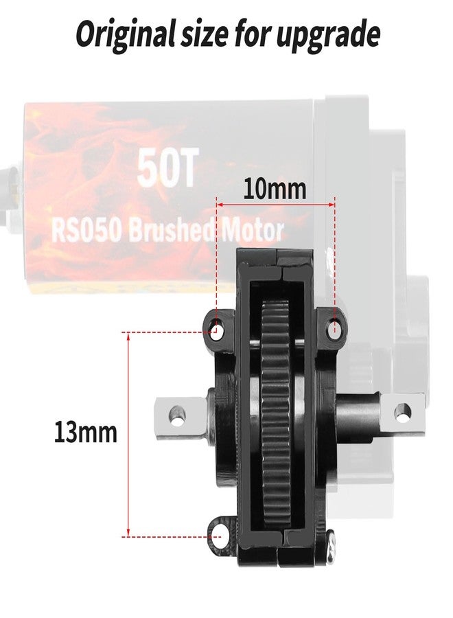 Makerfire RS050 50T Brushed Motor with Helical Gear Complete Transmission for SCX24 AX24 1/24 RC Crawler Upgrade Motor Replacement - Image 3